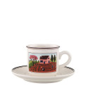Чашка кофейная с блюдцем 0,16л коллекции Design Naif бренда VB