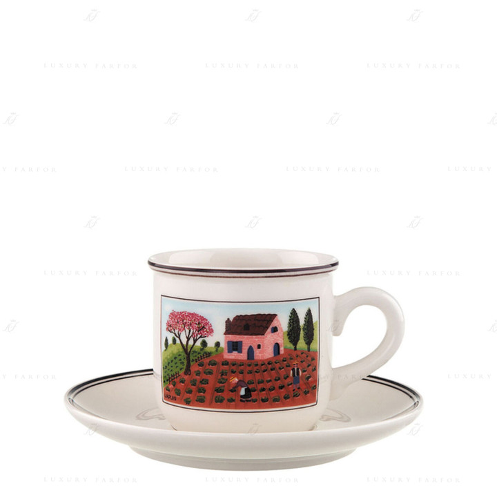 Чашка кофейная с блюдцем 0,16л коллекции Design Naif бренда VB