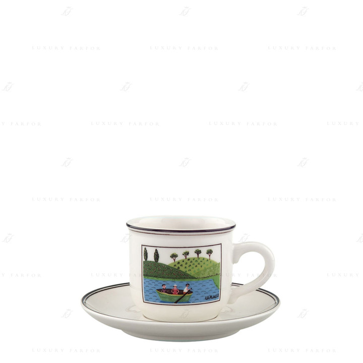 Чашка эспрессо с блюдцем 0,09л коллекции Design Naif бренда VB