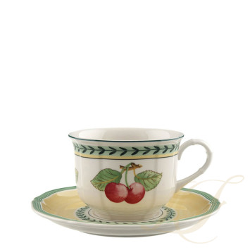 Чашка для завтрака с блюдцем 0,26л коллекции French Garden 