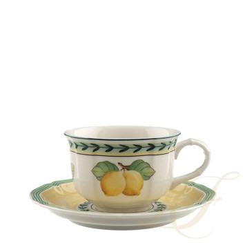 Чашка чайная с блюдцем 0,13л коллекции French Garden 