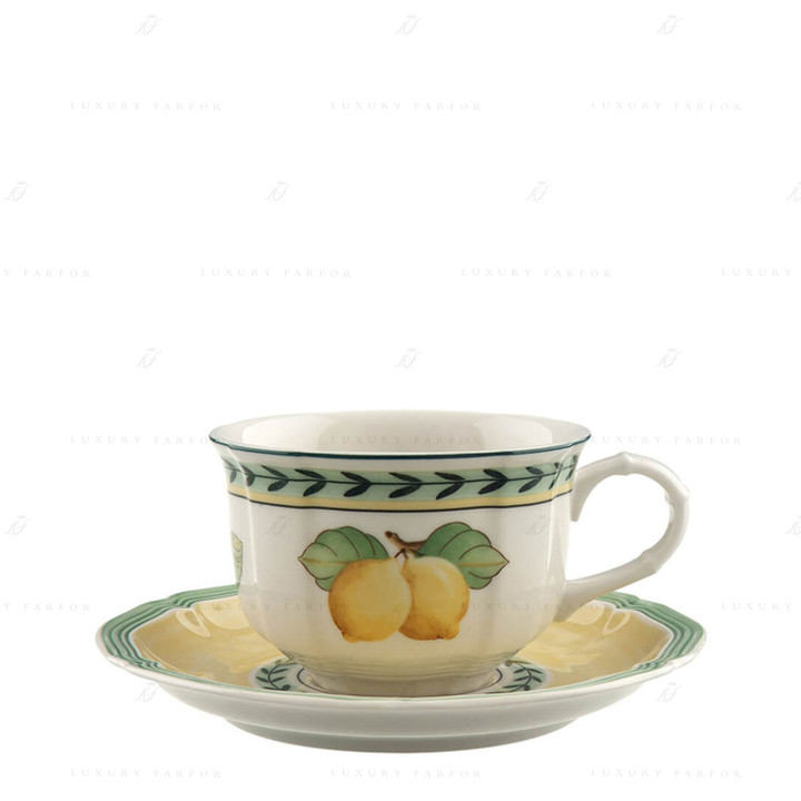 Чашка чайная с блюдцем 0,13л коллекции French Garden 