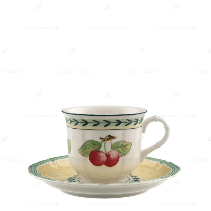 Чашка кофейная с блюдцем 0,12л коллекции French Garden 