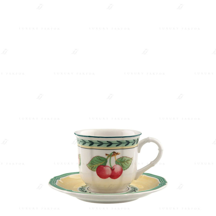 Чашка эспрессо с блюдцем 0,08л коллекции French Garden 
