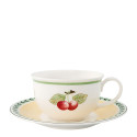 Чашка Café au lait с блюдцем 0,37л коллекции French Garden 
