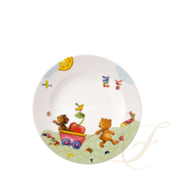 Тарелка детская 21,5см коллекции Hungry as a Bear бренда VB