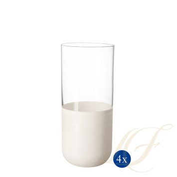 Стакан лонгдринк 0,3л, 4шт. коллекции Manufacture Rock Blanc бренда VB