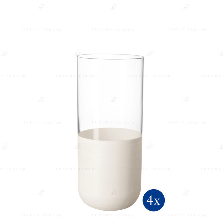 Стакан лонгдринк 0,3л, 4шт. коллекции Manufacture Rock Blanc бренда VB
