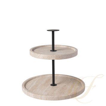 Этажерка 24,5см коллекции Manufacture Travertine бренда VB