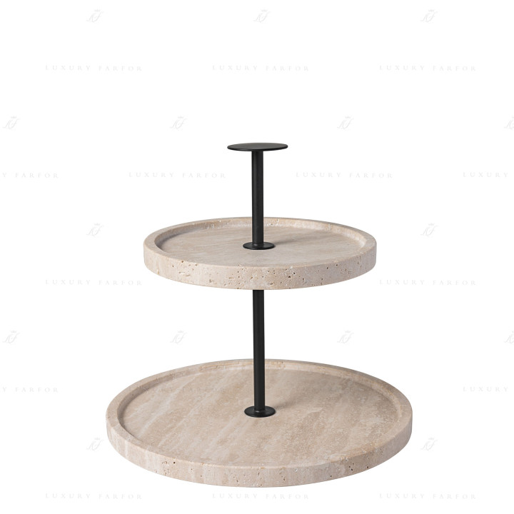 Этажерка 24,5см коллекции Manufacture Travertine бренда VB
