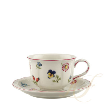Чашка чайная с блюдцем 0,13л коллекции Petite Fleur бренда VB
