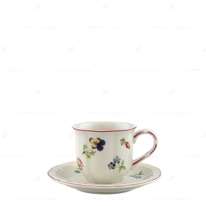 Чашка эспрессо с блюдцем 0,08л коллекции Petite Fleur бренда VB