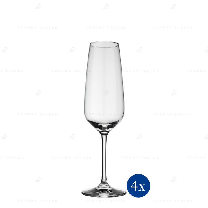 Бокал для шампанского 0,12л, 4шт. коллекции Voice Basic Glas бренда VB