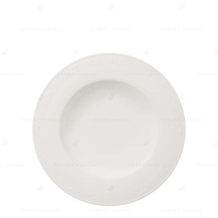 Тарелка суповая 0,32л коллекции White Pearl бренда VB