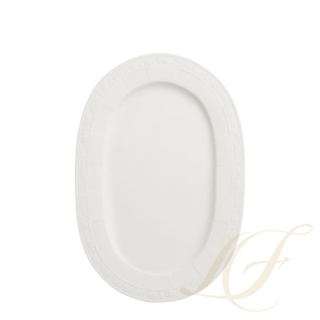 Блюдо овальное 35см коллекции White Pearl бренда VB
