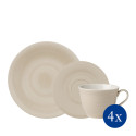 Набор из 12 предметов  коллекции Color Loop Sand бренда Villeroy & Boch