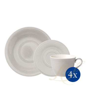 Набор из 12 предметов  коллекции Color Loop Stone бренда Villeroy & Boch