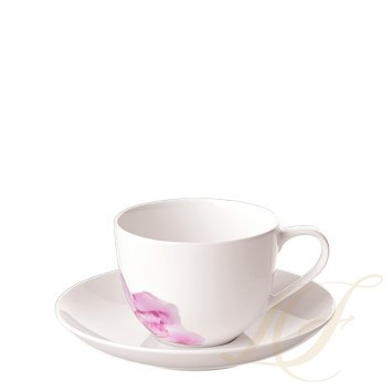 Чашка кофейная с блюдцем 0,23л коллекции Rose Garden бренда Villeroy & Boch