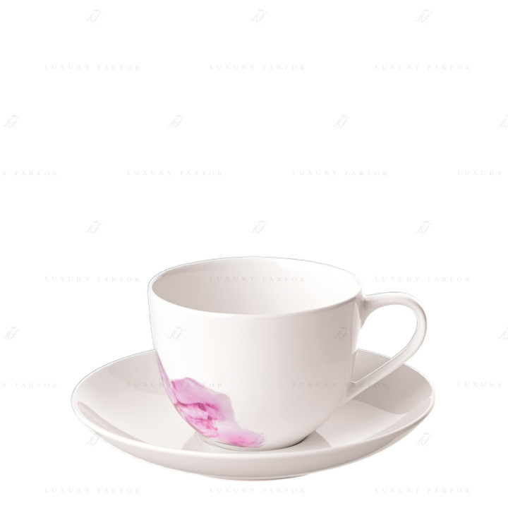 Чашка кофейная с блюдцем 0,23л коллекции Rose Garden бренда Villeroy & Boch