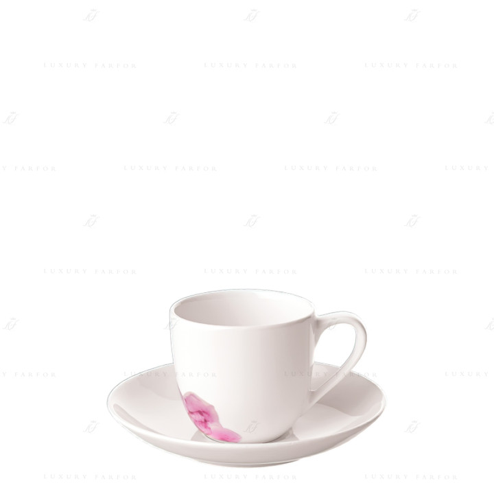 Чашка эспрессо с блюдцем 0,1л коллекции Rose Garden бренда Villeroy & Boch