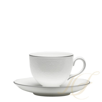Чашка чайная с блюдцем 180мл коллекции English Lace бренда Wedgwood