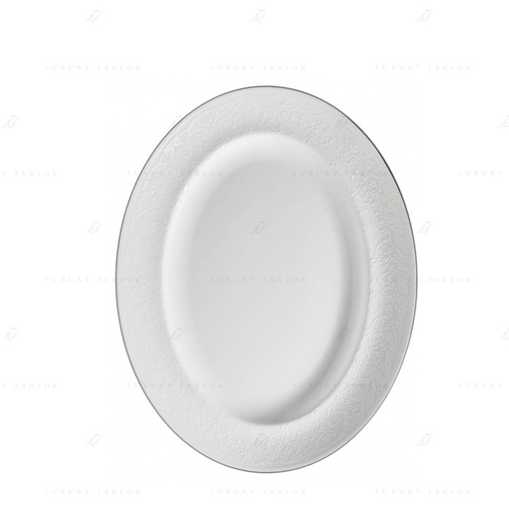 Блюдо овальное 35см коллекции English Lace бренда Wedgwood