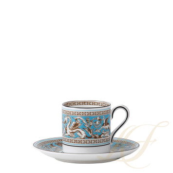 Чашка эспрессо 80мл коллекции Florentine Turquoise бренда Wedgwood