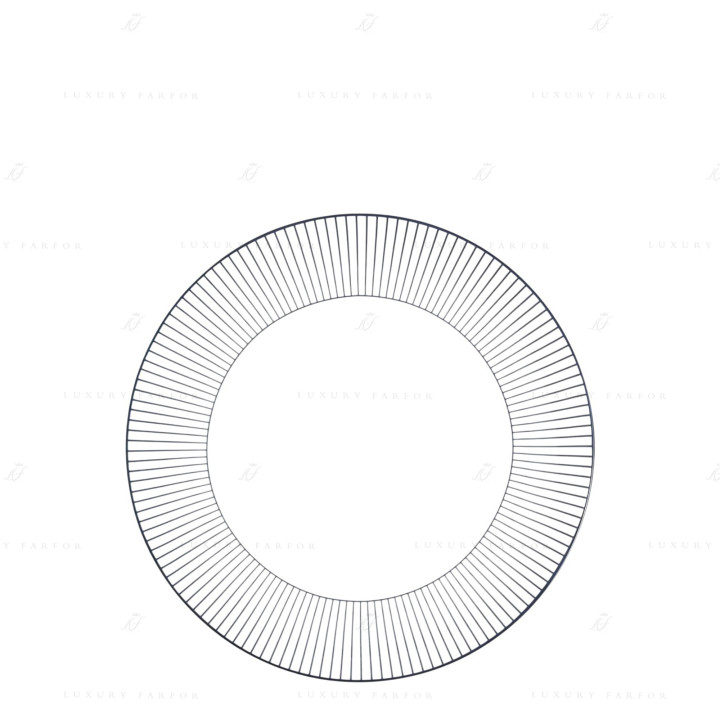 Тарелка закусочная 23,8см коллекции Gio Pinstripe White бренда Wedgwood