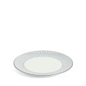 Тарелка закусочная 23,8см коллекции Gio Pinstripe White бренда Wedgwood