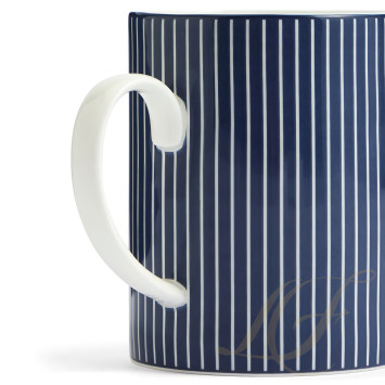 Кружка 340мл коллекции Gio Pinstripe Blue бренда Wedgwood
