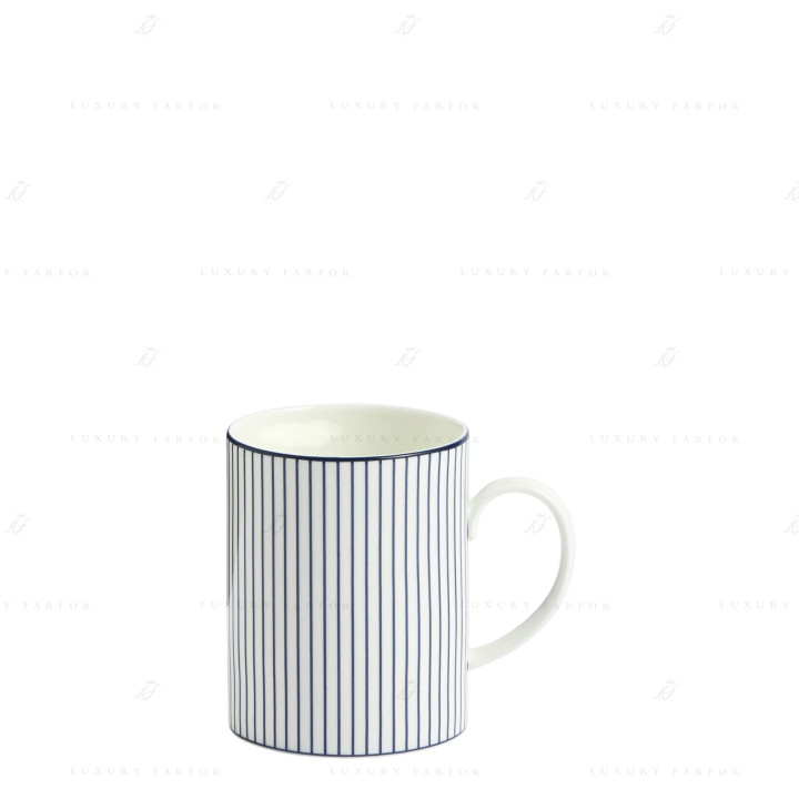 Кружка 340мл коллекции Gio Pinstripe White бренда Wedgwood
