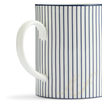 Кружка 340мл коллекции Gio Pinstripe White бренда Wedgwood