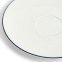 Чашка чайная с блюдцем 260мл коллекции Gio Blue Line бренда Wedgwood