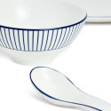 Набор из 8 предметов коллекции Gio Pinstripe White бренда Wedgwood