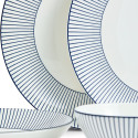 Набор из 8 предметов коллекции Gio Pinstripe White бренда Wedgwood