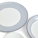 Набор из 12 предметов коллекции Gio Pinstripe White бренда Wedgwood