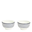 Набор чайный из 3 предметов коллекции Gio Pinstripe White бренда Wedgwood