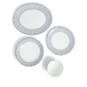 Набор из 7 предметов коллекции Gio Pinstripe White бренда Wedgwood