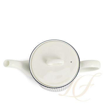 Чайник 400мл коллекции Gio Pinstripe White бренда Wedgwood