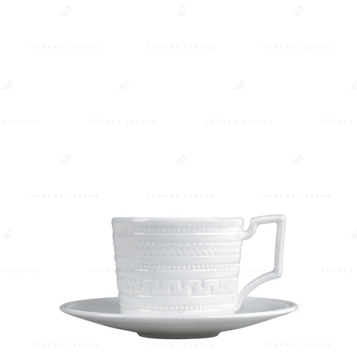 Чашка эспрессо с блюдцем 70мл коллекции Intaglio бренда Wedgwood