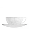 Чашка чайная с блюдцем 150мл коллекции Jasper Conran - Pin Stripe бренда Wedgwood