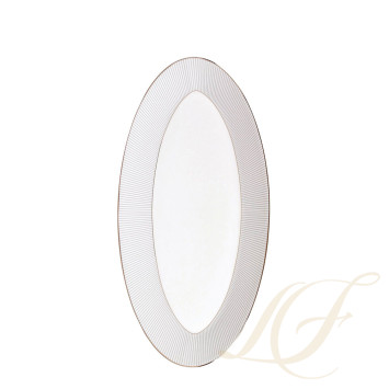 Блюдо овальное 39см коллекции Jasper Conran - Pin Stripe бренда Wedgwood