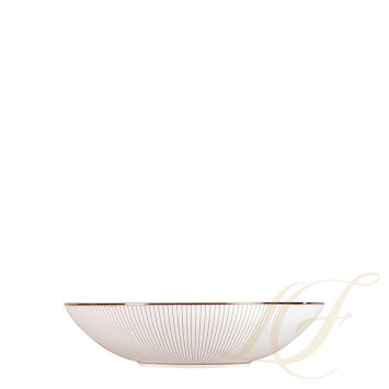 Тарелка суповая 23см коллекции Jasper Conran - Pin Stripe бренда Wedgwood