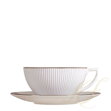 Блюдце для чайной чашке коллекции Jasper Conran - Pin Stripe бренда Wedgwood