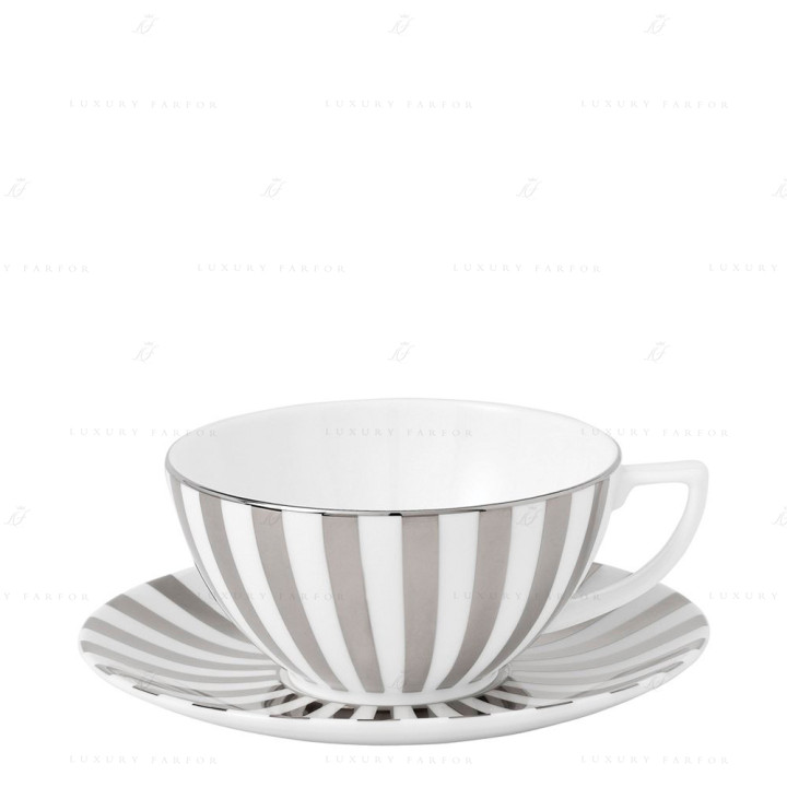 Блюдце для чайной чашке 16см коллекции Jasper Conran - Platinum бренда Wedgwood