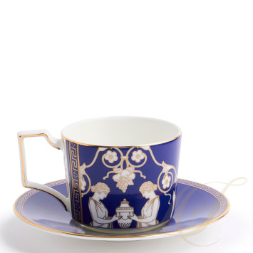 Чашка чайная с блюдцем 250мл коллекции Renaissance Gold 