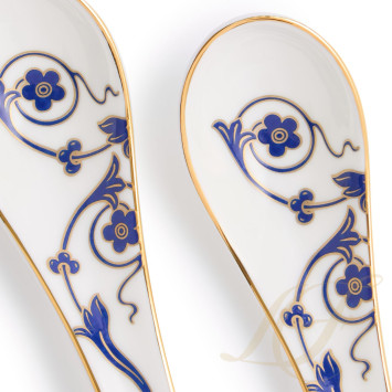 Ложка фарфоровая 13,8см, 2шт. коллекции Renaissance Gold 