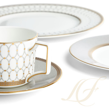 Набор из 5 предметов коллекции Renaissance Grey бренда Wedgwood