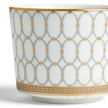 Чашка чайная с блюдцем 250мл коллекции Renaissance Grey бренда Wedgwood