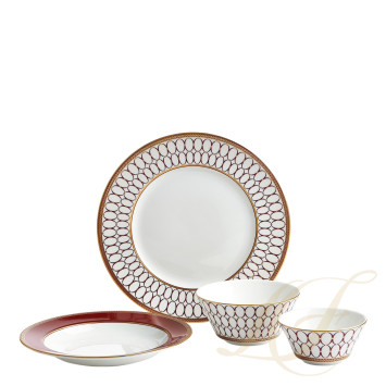 Набор из 8 предметов коллекции Renaissance Red бренда Wedgwood